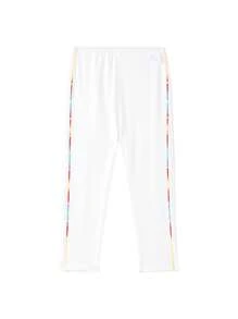 Annil Leggings tejidos blancos casuales y elegantes para niñas