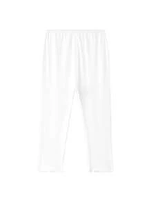 Annil Leggings tejidos blancos casuales y elegantes para niñas