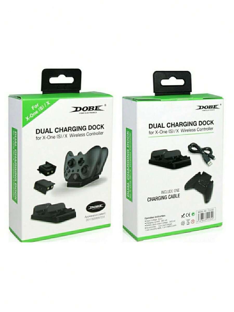 Base Cargador para controles de Consola X - BOX SERIE S / SERIE X / SERIE ONE - Negro - Ver 1