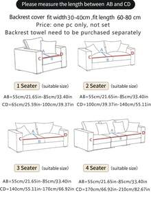 1 Miếng Hiện đại Và Đơn giản Dày lên Bọc đệm Ghế sô pha , Mùa Đông , Đàn hồi Và Chống trượt , Mềm mại Và Ấm áp , Thích hợp Đối với Hình chữ L Và , phổ cập Đối với Tất cả các mùa , Có thể giặt được Không có Mờ dần Và - Màu xám đen - Xem 4