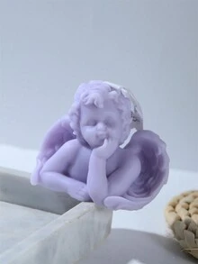 1支薰衣草天使香薰蠟燭,可燃燒8-10小時,適合各種節日、派對裝飾、紀念品、浪漫晚餐點燭之用