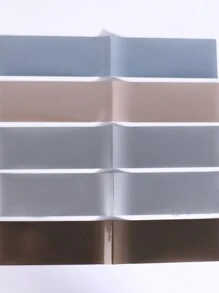 10 miếng giấy dán móng tay màu vàng bạc mờ, 20x4cm, giấy dán móng tay kim loại vàng lấp lánh, giấy trang trí móng tay DIY, dụng cụ làm móng. - Nhiều màu - Xem 7