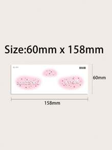 6 Sheets Pink Santa Claus Temporary Face Tattoos, Christmas Gifts, Family & Holiday Party Decorations, Party Favors