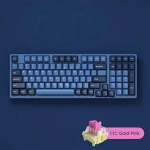 Akko Ocean Star-3098DS 1800 Compact Mechanical Keyboard, 98-Key Wired Gaming Keyboard with PBT Double-shot Keycaps - 3098DS(98-Key) - View 6