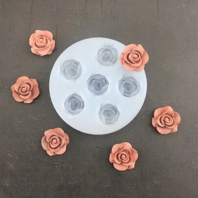 1pc Multi-Rose Silicone Mould