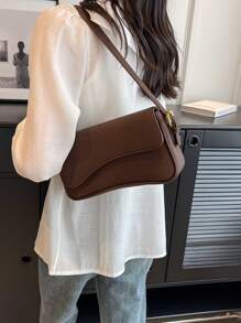 Geantă nouă de umăr pentru toamnă, potrivire ușoară - cafea maro - Vizualizare 3