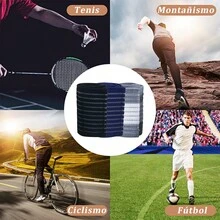 Rodillera Elastica Vendas Bandas Deportiva Rodilla Gym 200cm - Negro - Ver 7