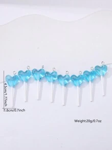 Bộ 8 mặt dây chuyền đáng yêu DIY Trang sức thời trang dành cho phụ nữ, trang phục hàng ngày - Nhiều màu - Xem 11