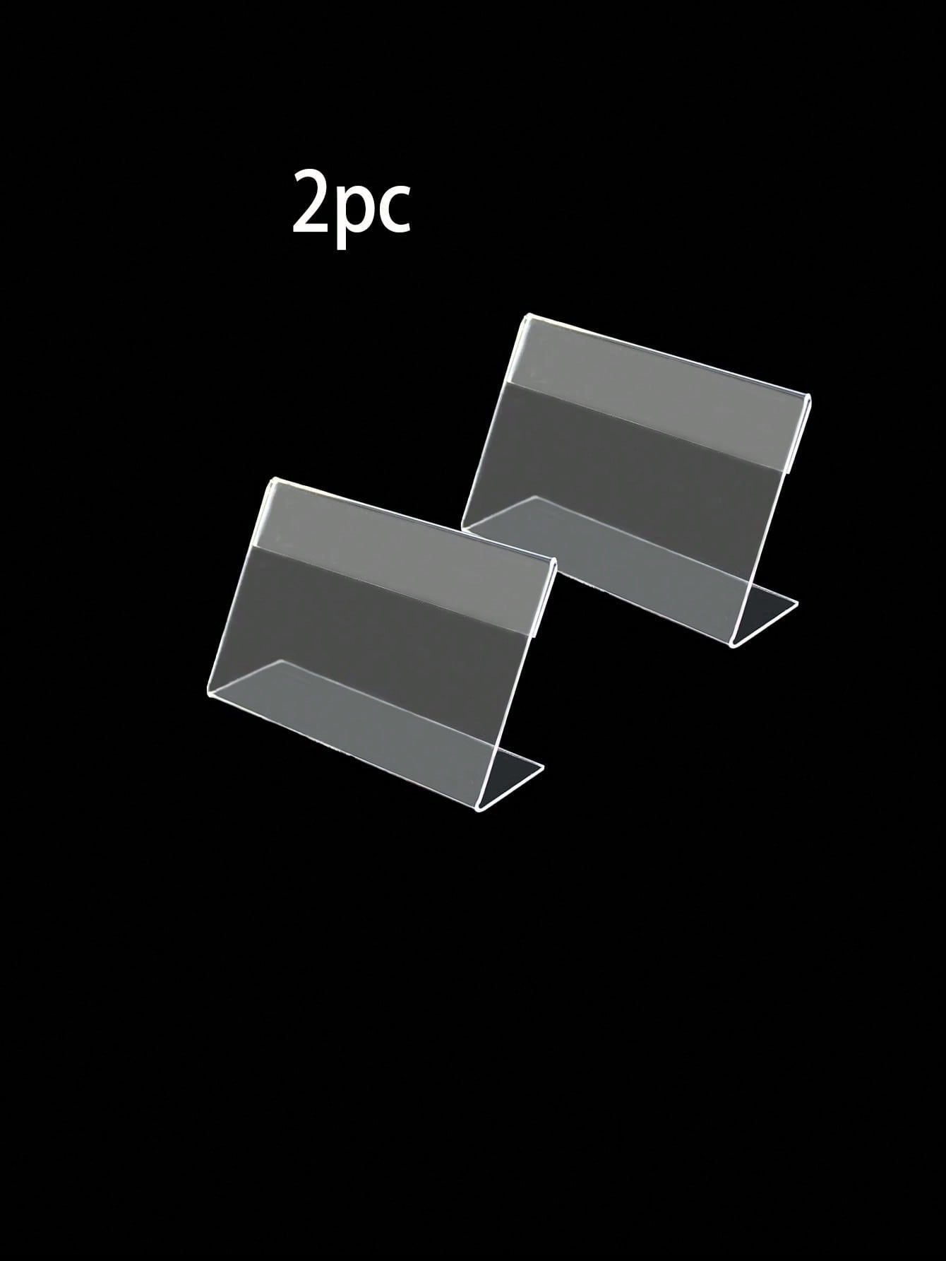 2PC/transparent acrylic signage display rack, desktop display product