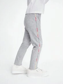 Annil Leggings Tricotadas Cinza Casuais e Fashion para Meninas