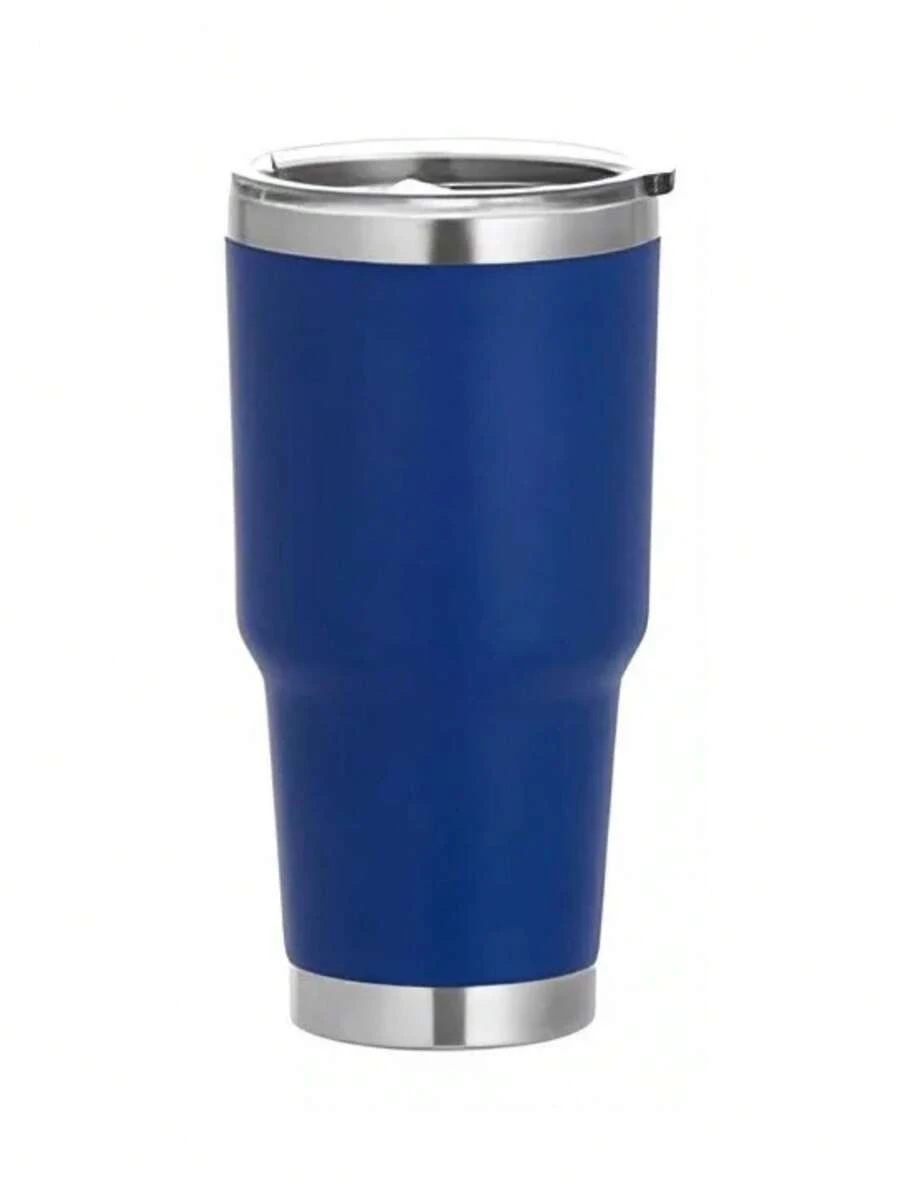 MAXIZAZAGA Portable Thermal Cup 30 OZ/800 ML Minimalist Stainless Steel, For School, Office And GYM Coffee Or Tea 6 Hours Hot Drink - 藍色 - 查看 1