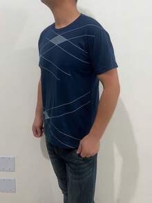 Men T-Shirts - 藏蓝色 - 查看 2