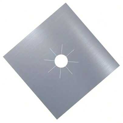 2 miếng lót bếp ga, tấm bảo vệ đầu đốt bếp tái sử dụng, chống dính, chịu nhiệt, dễ vệ sinh. Đồ dùng nhà bếp, phụ kiện nhà bếp, dụng cụ nhà bếp.