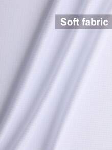Men's Solid Color Round Neck Sports T-Shirt - White - View 10