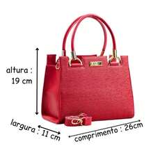 Women Shoulder Bags - 紅色 - 查看 2