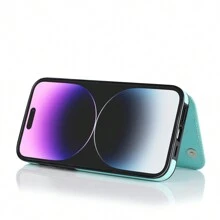 Bao da điện thoại dạng ví lật sang trọng có ngăn đựng thẻ Tương thích với iPhone Tương thích với Samsung Galaxy Tương thích với Pixel - Màu xanh Bạc hà - Xem 9