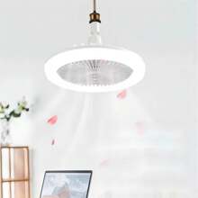 E27 Ceiling Fan Lamp Silent With Remote Control 36W Fans Lights 110V - White - View 4