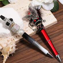 5pcs/set 15mm Rhinestone Inlaid Starry Sky Geometric Cube Ceramic Bead For Diy Handmade Jewelry Making Accessories - Multicolor - View 2