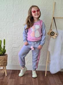 Young Girls Sets - 淺灰色 - 查看 1