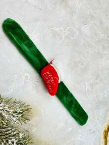 聖誕糖果髮飾套裝:髮夾、髮圈和髮帶、南瓜裝飾柔軟絨面手環,一個大珍珠頭飾和聖誕裝禮物,適合小公主