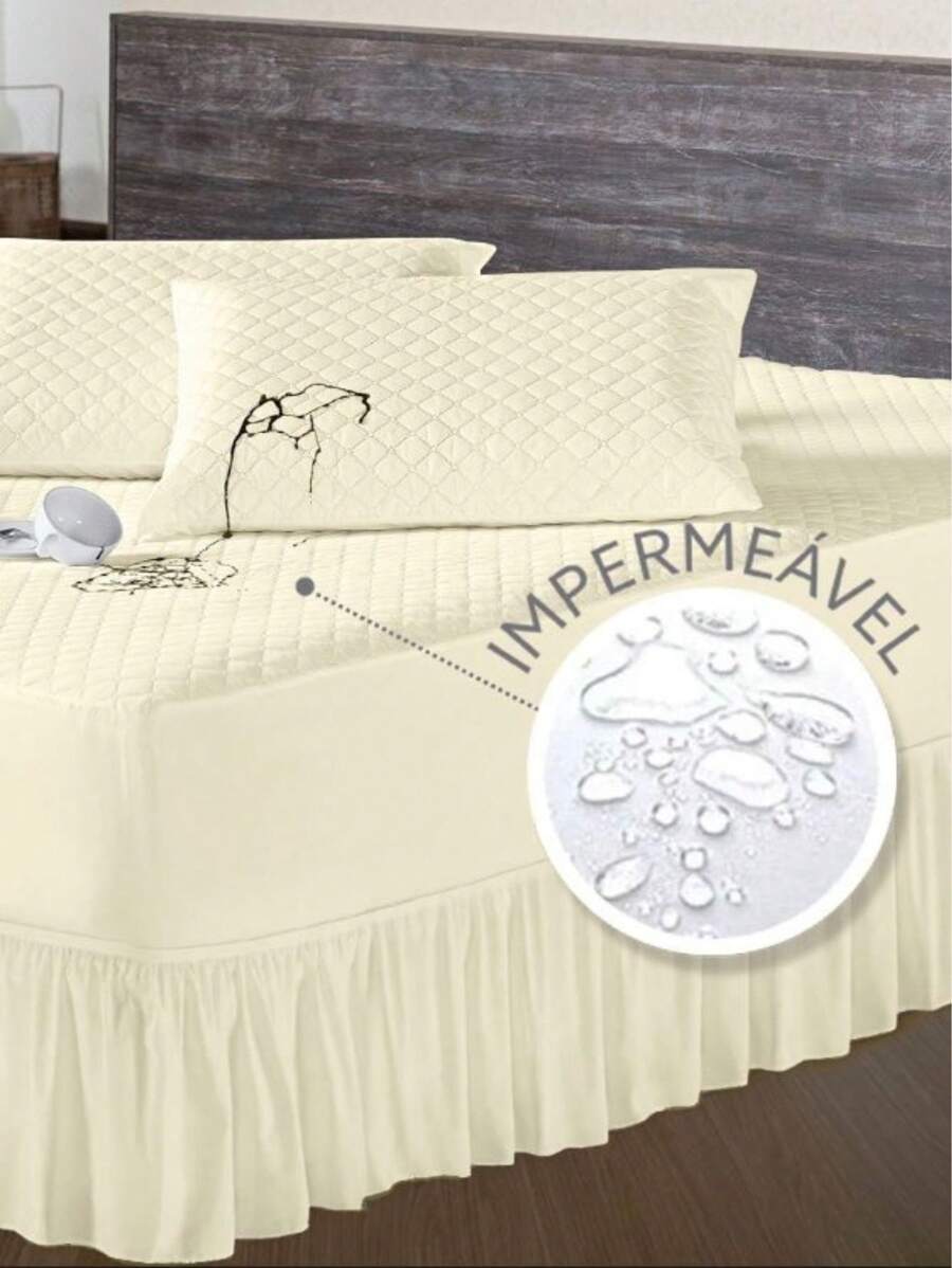 Mattress Protectors & Encasements - 米色 - 查看 1