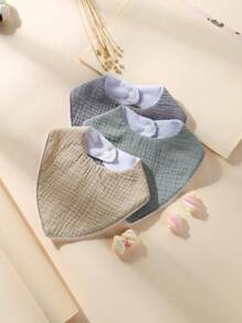 3pcs Waterproof Baby Drool Bibs