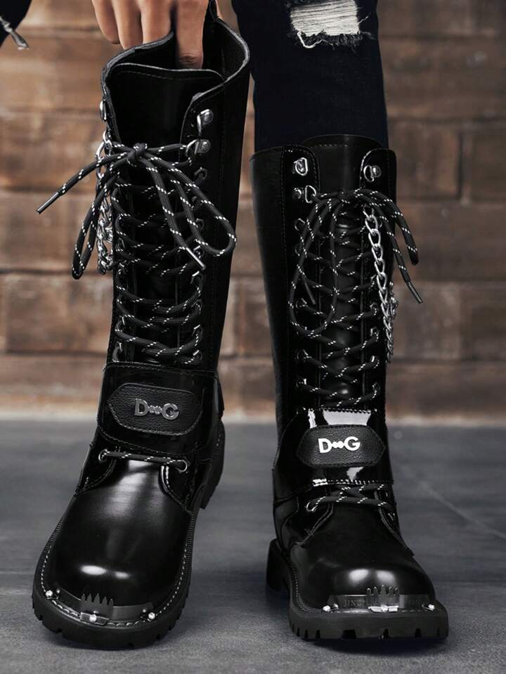 Men's Shoes, Winter 2023 New Style, Punk Style Metal Rivet