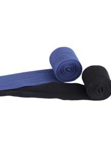 2pcs Adult Boxing Bandage, Mma Hand Wraps, Thai Boxing Wraps, Wrist Strap, Fighting Bandages - Blue - View 4