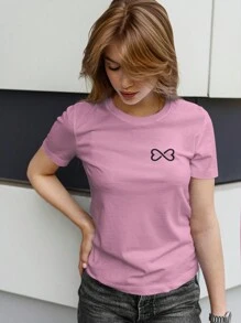 Women T-Shirts - 淺粉色 - 查看 1
