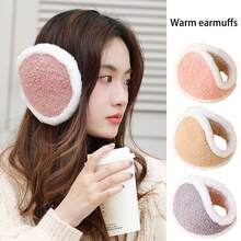 1pc Women's Colorful Plush Warm Earmuffs, Suitable For Daily Use - Baby Pink - View 2