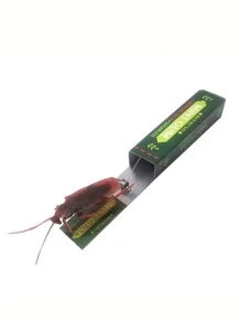 [隨機條紋]仿真蟑螂口香糖,創意新奇玩具,diy拼裝玩具口香糖 - 綠色 - 查看 6