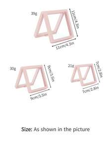 1 件透明 Pe 膜珠寶收納盒,方形家居裝飾珠寶收納盒,適合存放戒指、耳環、項鍊、口紅