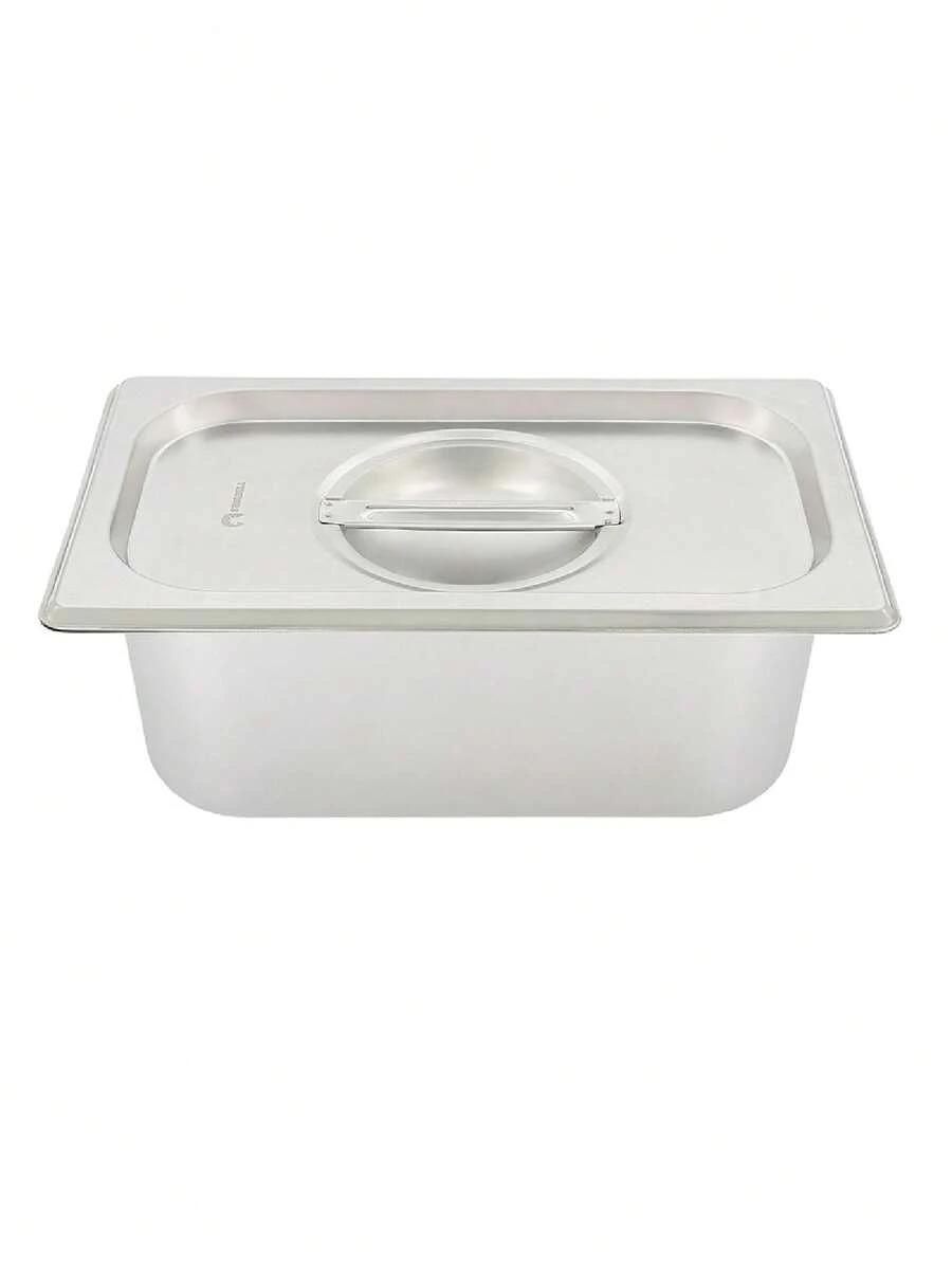 Inserto Acero Inoxidable 1/4 con Tapa 10 cm - Gris - Ver 1