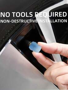 Light Up Your Ride: Universal Gas Nozzle Tire Valve Cap Set for Cars & Motorcycles - Apricot - View 6