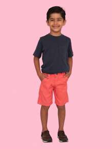 Boys Jeans - Coral Pink - View 1