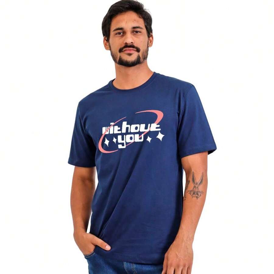 Men T-Shirts - Màu xanh lam - Xem 1