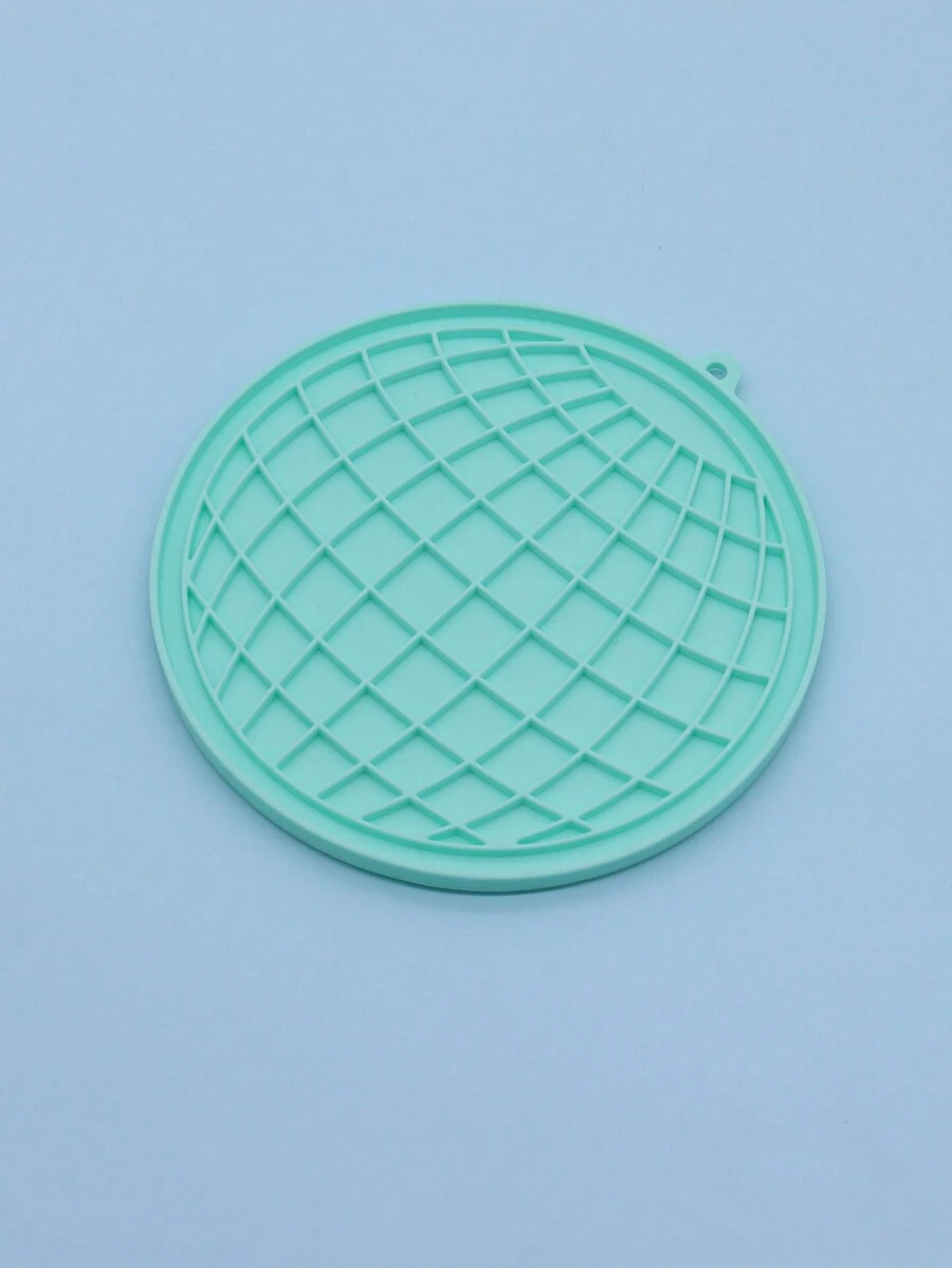 寵物用矽膠吸盤舔食墊,慢速餵食糖果色墊子,適用於狗和貓 - 青碧色 - 查看 1