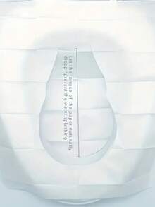 3包/30片,防水一次性馬桶座套 - 適用於旅行,露營和公共洗手間,可溶於水中,個別包裝,方便攜帶,旅行必備品