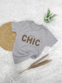 Women T-Shirts - 淺灰色 - 查看 1