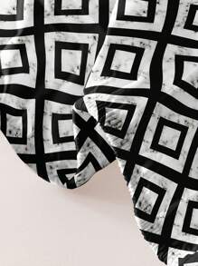 1pc Fashionable Minimalist Wavy Pattern Velvet Bed Cover Dustproof Sheet Cover Bedding Set For Bedroom - Multicolor - View 6