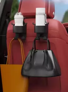 1/2 Giá đỡ cốc trên ô tô để bảo vệ cốc và các vật dụng nhỏ khác (Kẹo, Bàn chải bỏ túi, v.v.) với đường kính tối đa 2,67 inch - màu đen - Xem 3