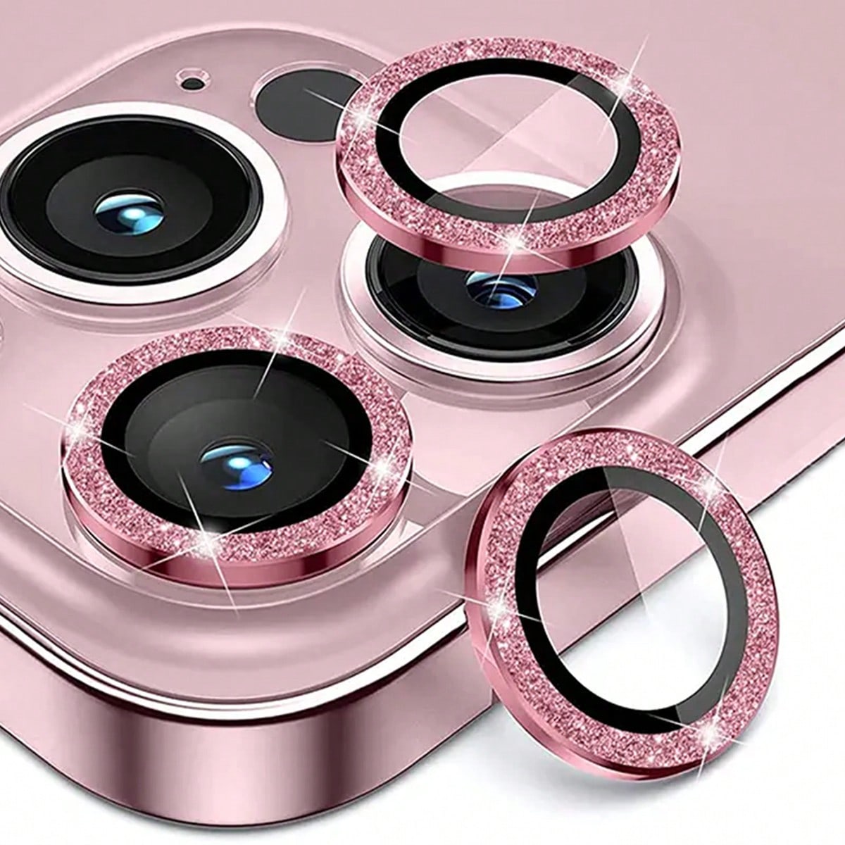 Apple Camera Lens Protector Cover, Shiny Crystal, Full Coverage Waterproof Shockproof Anti-Scratch Anti-Fingerprint