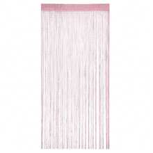 Decorative Door String Curtains Window Room Divider Wall Panel Tassels Screen Blinds Home Patio Bedroom - 粉色 - 查看 3