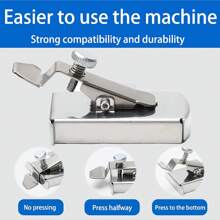 Từ tính Đường may Hướng dẫn Đường may Hướng dẫn Đối với Máy may , Nâng cấp Thế hệ Thẳng Sợi dây May vá Cái thước , phổ cập Máy may Tệp đính kèm - Bạc - Xem 5