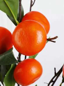 1pc 92cm Artificial Orange Decoration, Orange Color - Orange - View 2