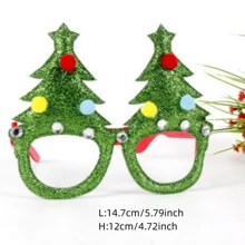 時尚聖誕裝飾用品眼鏡,禮物,雪人,鹿角,服裝道具,聖誕裝飾品 - 彩色 - 查看 10