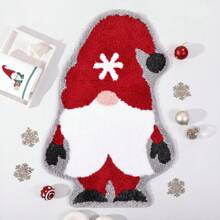 DeramHy home DeramHy Zuhause Tomte Weihnachtsdekoration Badezimmer Teppich, Tomte Willkommens Matte Rutschfest Waschbar Badewannen Teppich Badezimmer Wanne Küche Teppich Deko: [Vielfältige Einsatzmöglichkeiten]: Dieser winterliche Weihnachtsrund-Teppich kann als Küchenvorleger, Türmatte, Haustürmatte und lustiger Küchen-Fußabtreter verwendet werden. Diese süße Willkommens-Matte kann auch ein Weihnachtsgeschenk für Freunde und Familie sein. Badezimmer Boden Teppich Outdoor Teppich Türmatte Sommer Badezimmer Accessoires Schulanfang