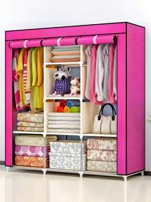 Closet Portátil de 8 Secciones - Bonito, Práctico y Resistente - Ideal para Dormitorio y Espacios Pequeños - Multicolor - Ver 7