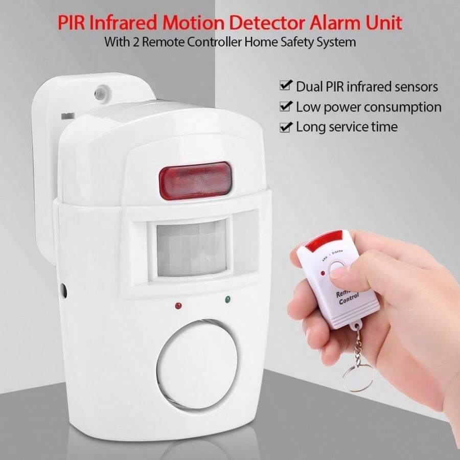 Infrared Motion Sensor Door And Window Alarm (requires 4*aa Batteries