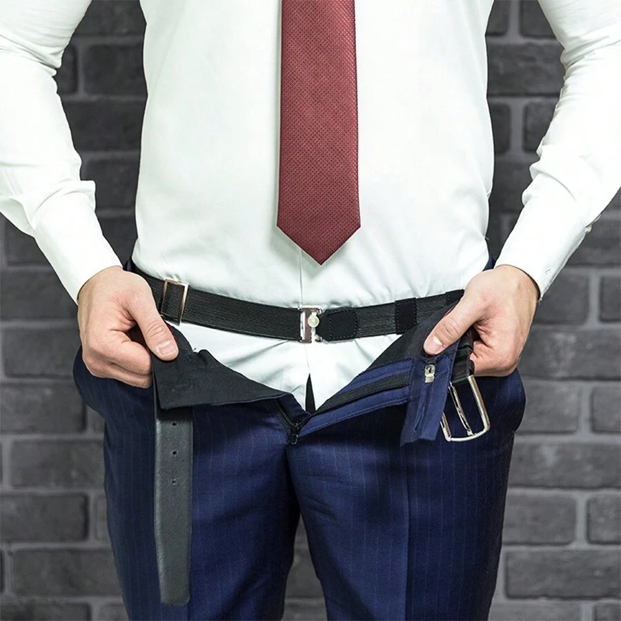 Phụ Kiện Thắt Lưng Nam - màu đen - Xem 1